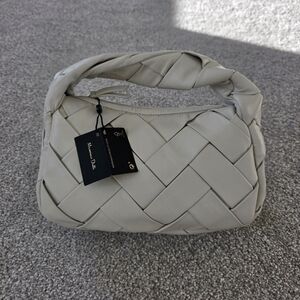 Massimo Dutti Woven Handbag